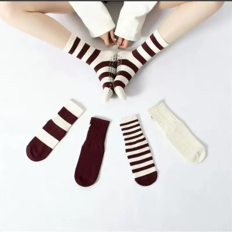 Grip Sock Yoga - 1/5Pairs Professional Anti-Slip Yoga Socks for