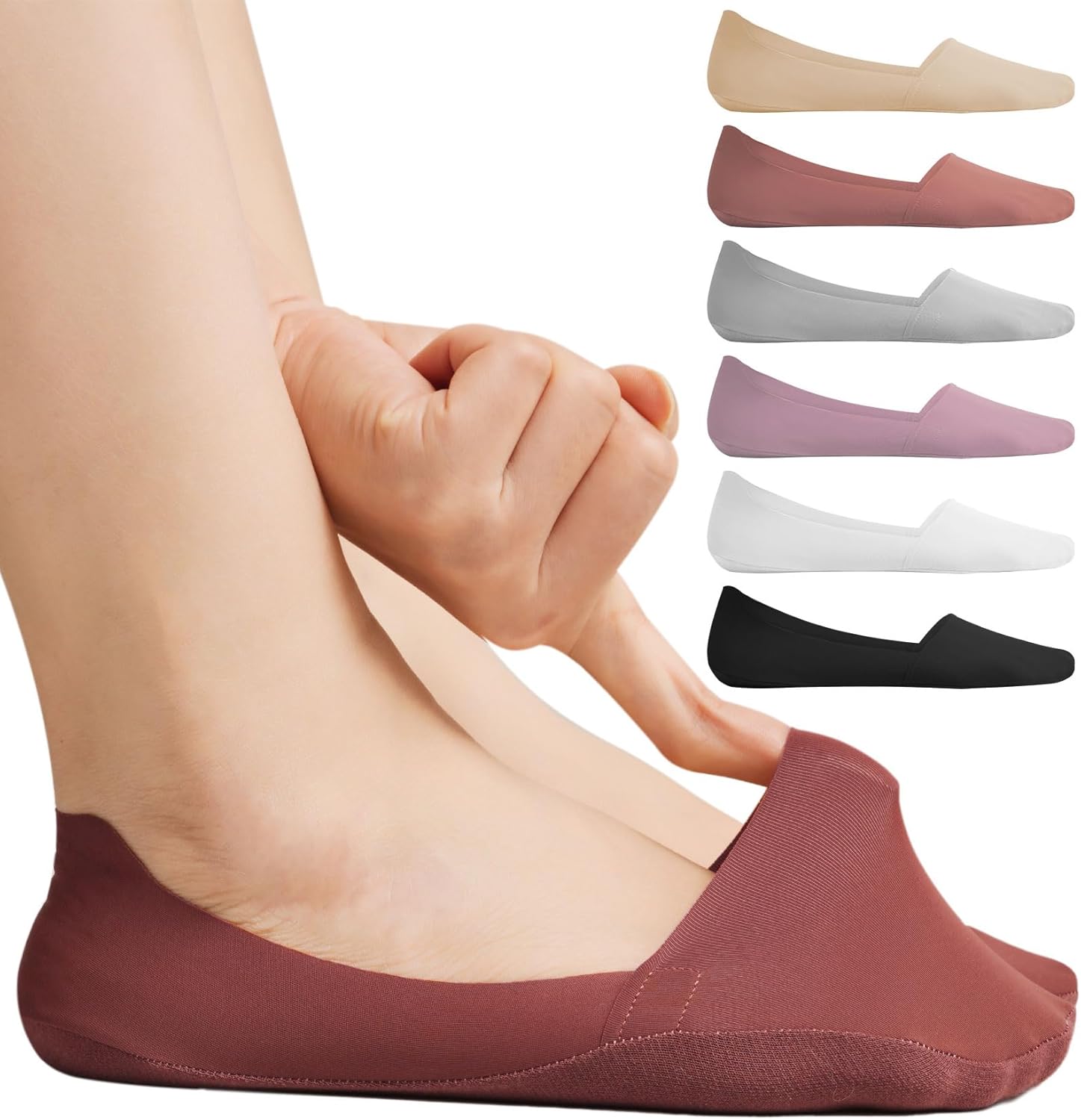 Invisibility Sock Loafer - No Show Socks for Women, Non