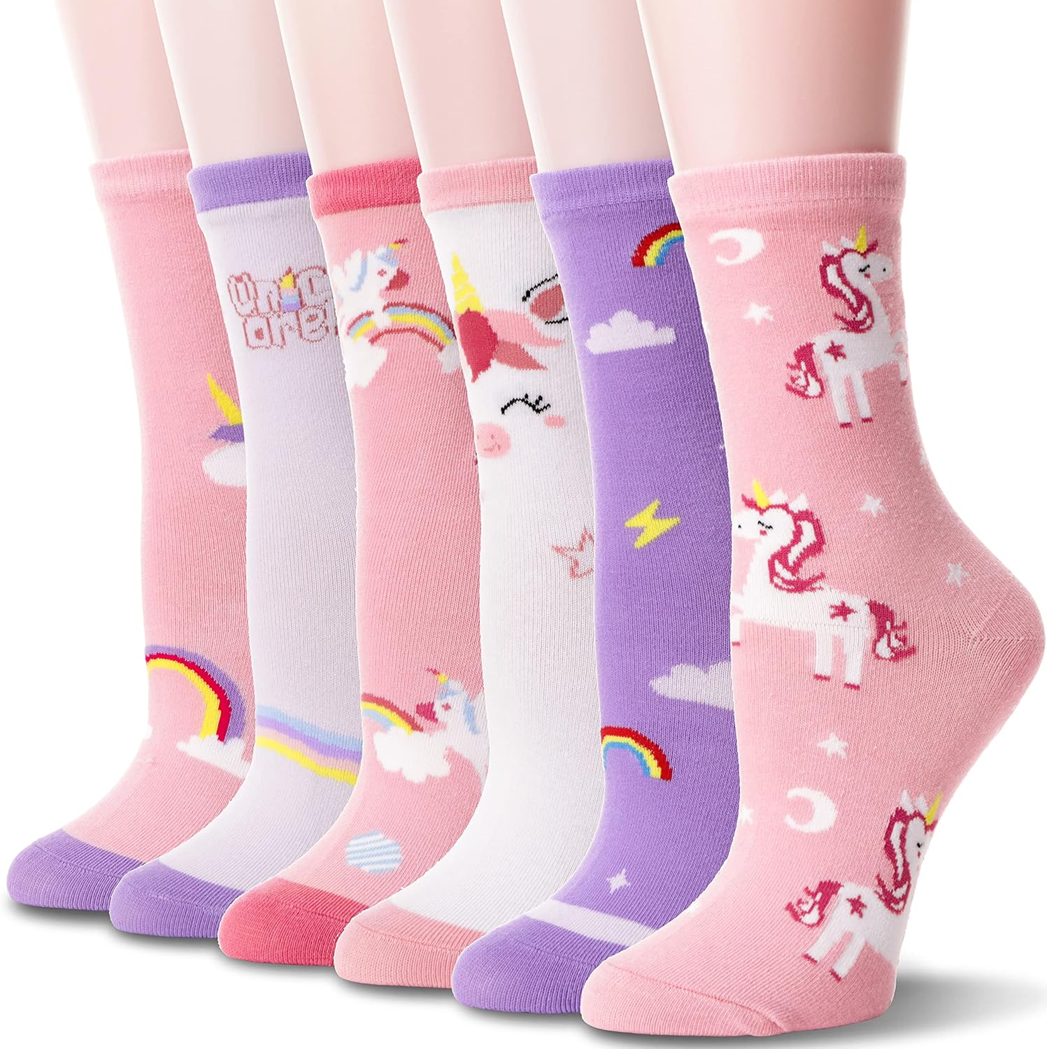 Silk Sock Bamboo - Unicorn Socks Gifts for Girls kids