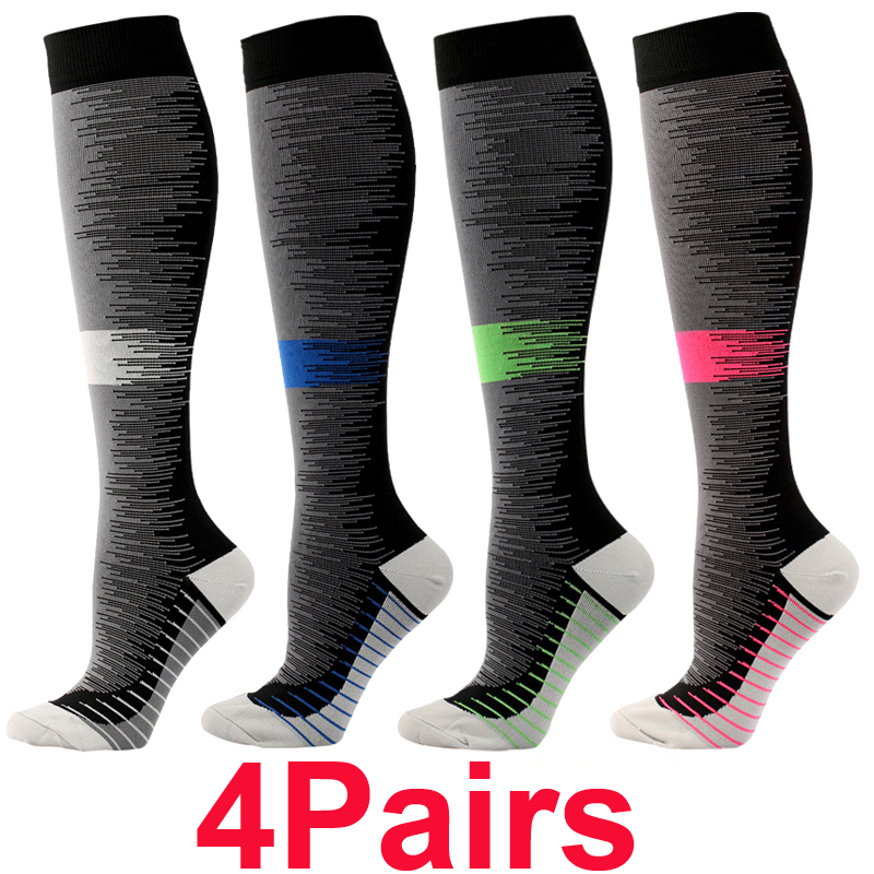 Compression Sock Medical - 4Pairs Athletic Compression Socks 20-30Mmhg for