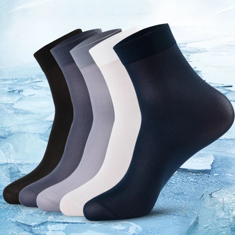 Silk Sock Bamboo - 10pairs Men Ice Silk Socks Summer