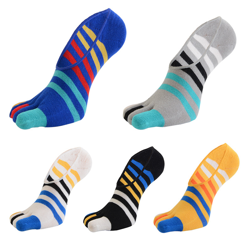 Invisibility Sock Loafer - 5 Pairs Colorful Loafer Socks with