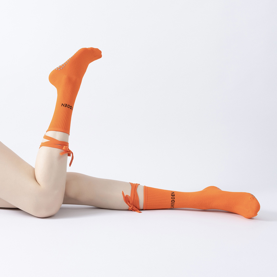 Grip Sock Yoga - Women Bandage Yoga Socks Cotton Non-slip