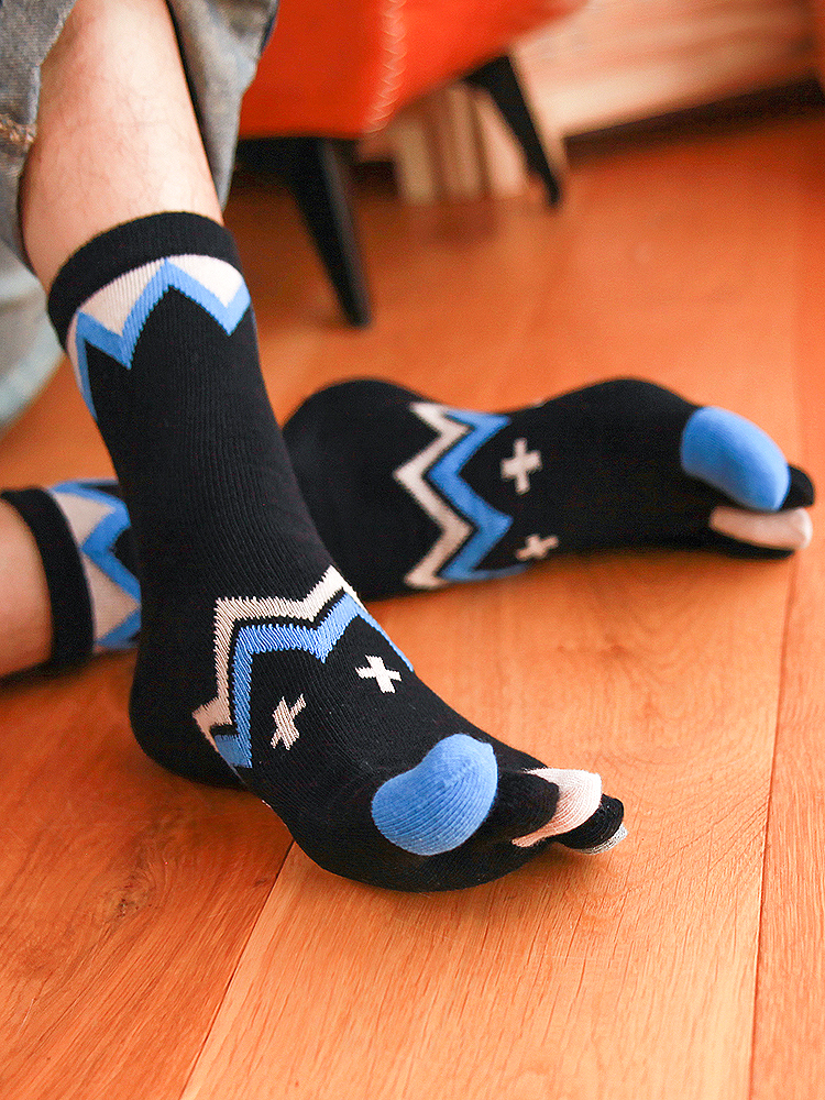 Toe Sock Split - 5 Pairs Four-season Pure Cotton Five-finger