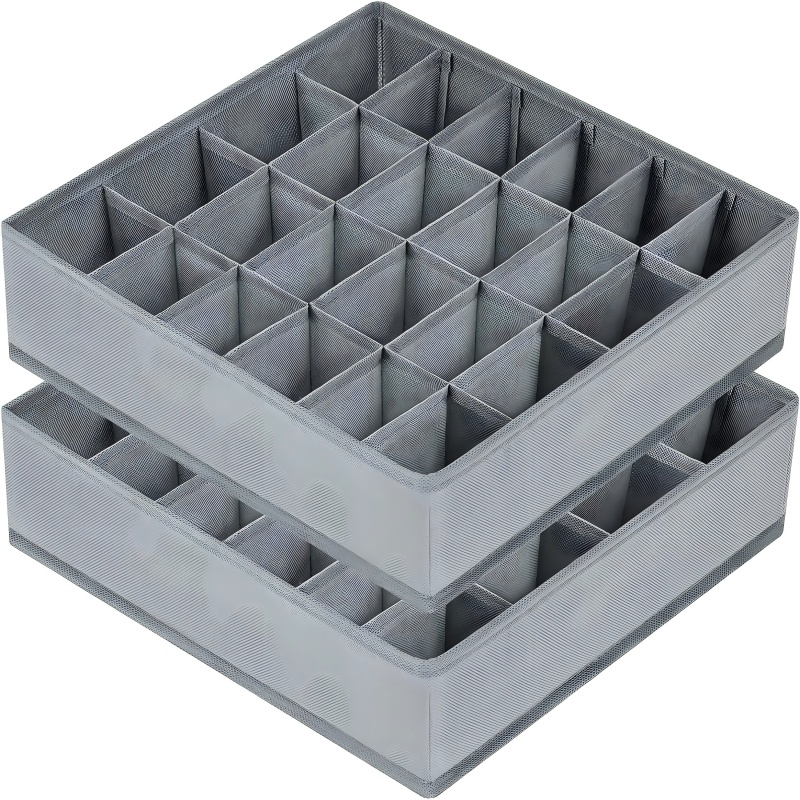 24 Grid Foldable Storage Organ - đánh giá và giá Sock Organizer Tray