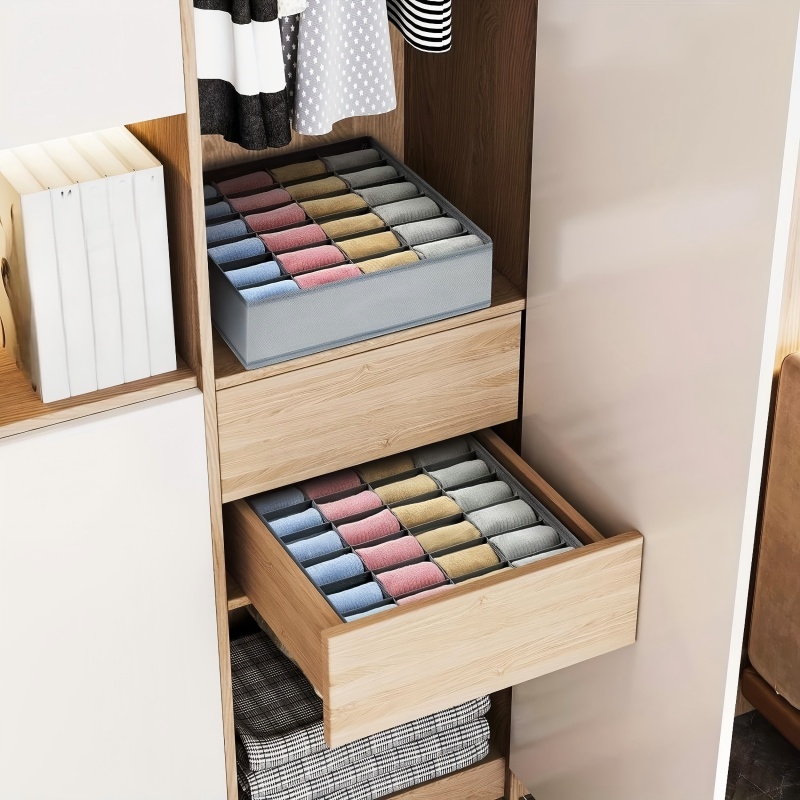 24 Grid Foldable Storage Organ - đánh giá và giá Sock Organizer Tray