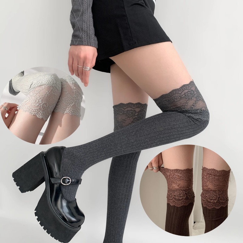 Soft Cotton Thigh High Socks,  - đánh giá và giá Boot Sock Slouchy