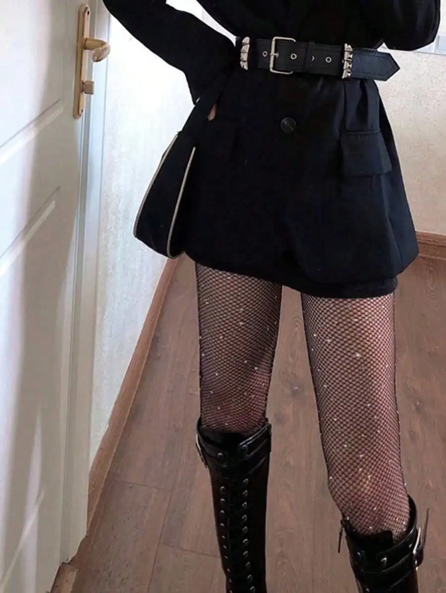 Women's Sheer Rhinestone Fishn - đánh giá và giá Tights Pantyhose Sheer