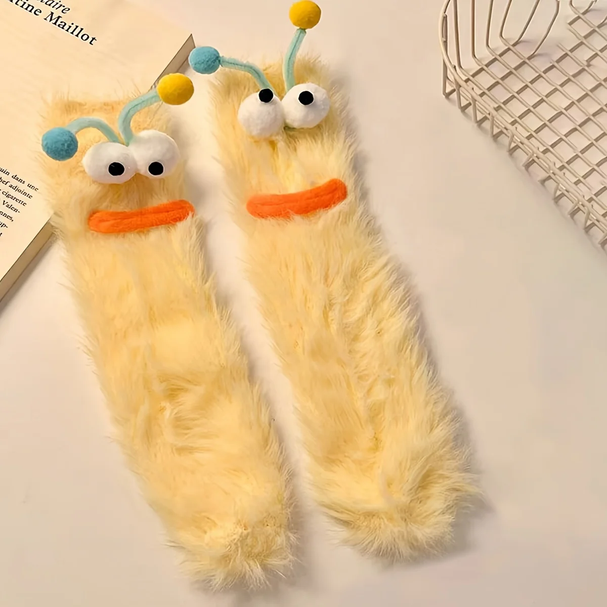 1 Pair Funny Ugly Cute Plush S - đánh giá và giá Thermal Sock Winter