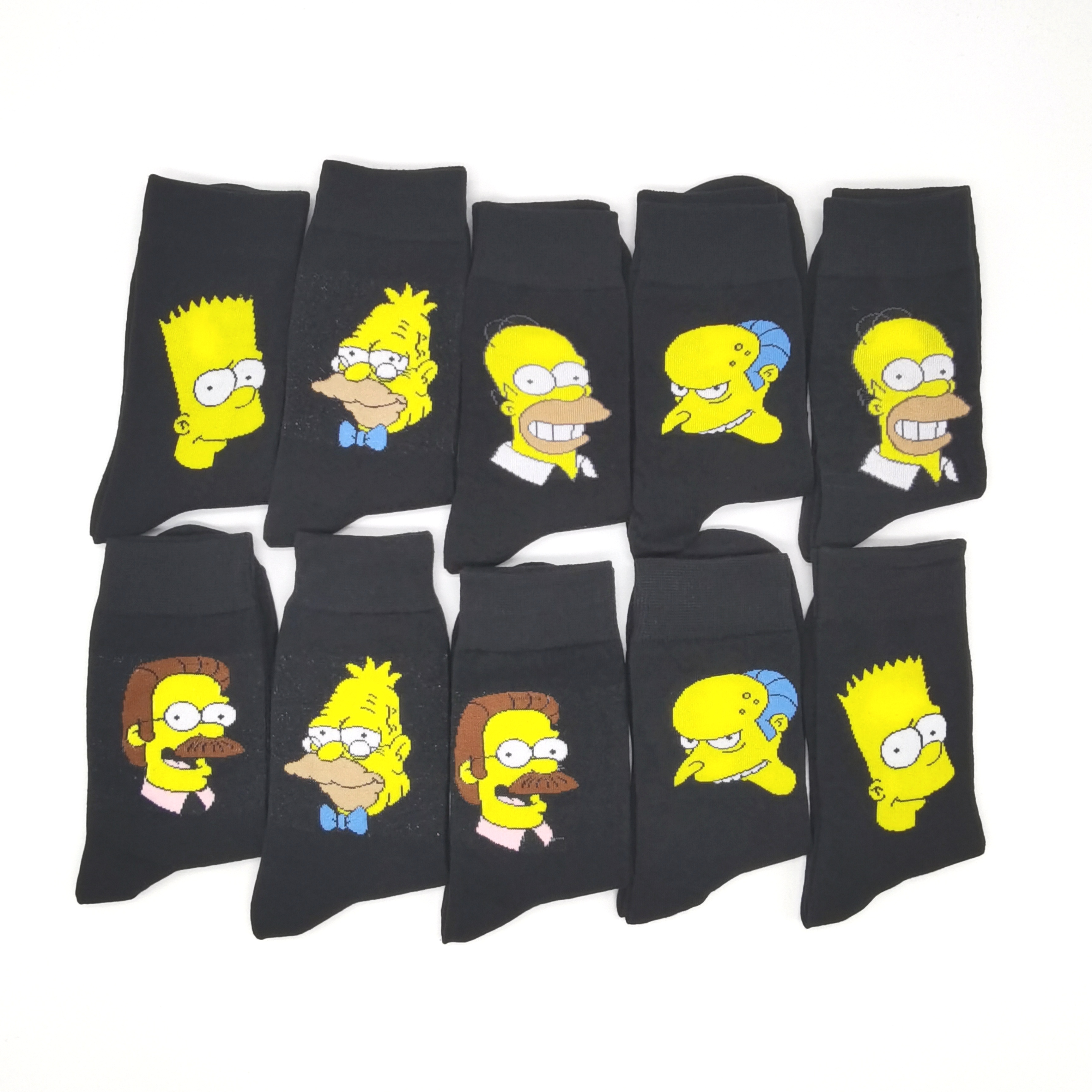 10 Pairs/Pack Funny Men Woman  - đánh giá và giá Cotton Crew Sock Pack