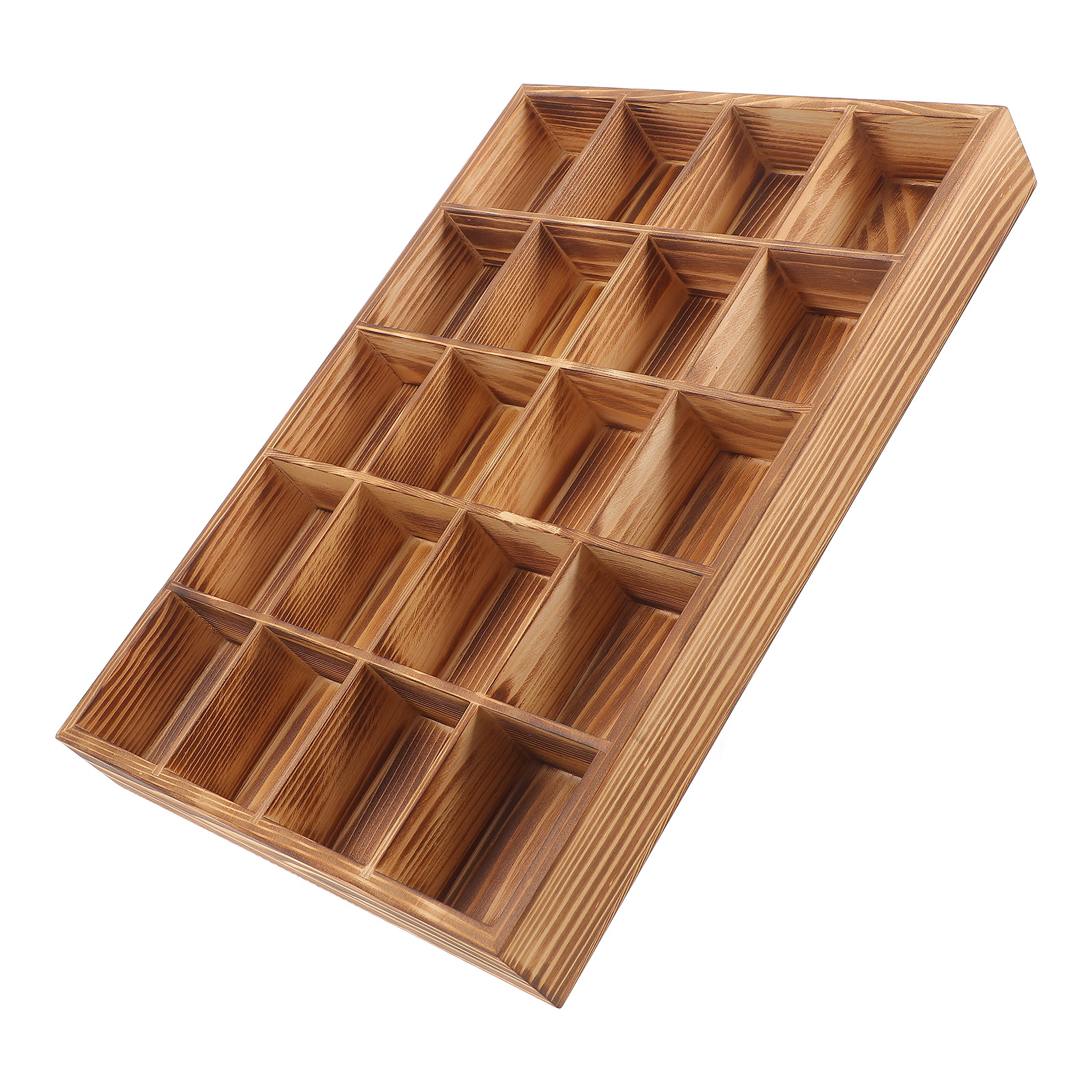 1pc 20-Compartment Wooden Unde - đánh giá và giá Sock Organizer Tray