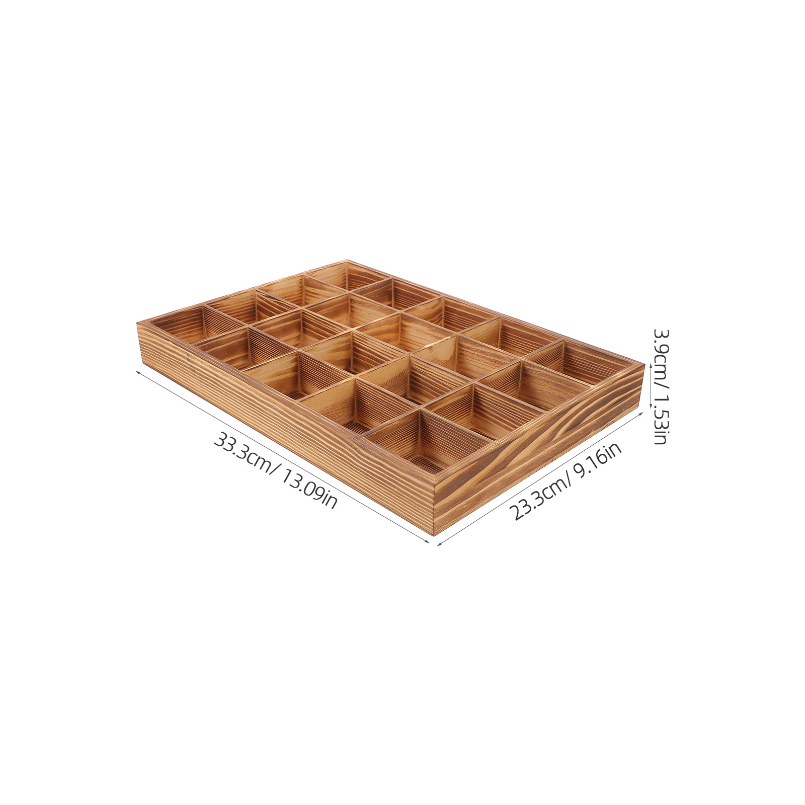 1pc 20-Compartment Wooden Unde - đánh giá và giá Sock Organizer Tray