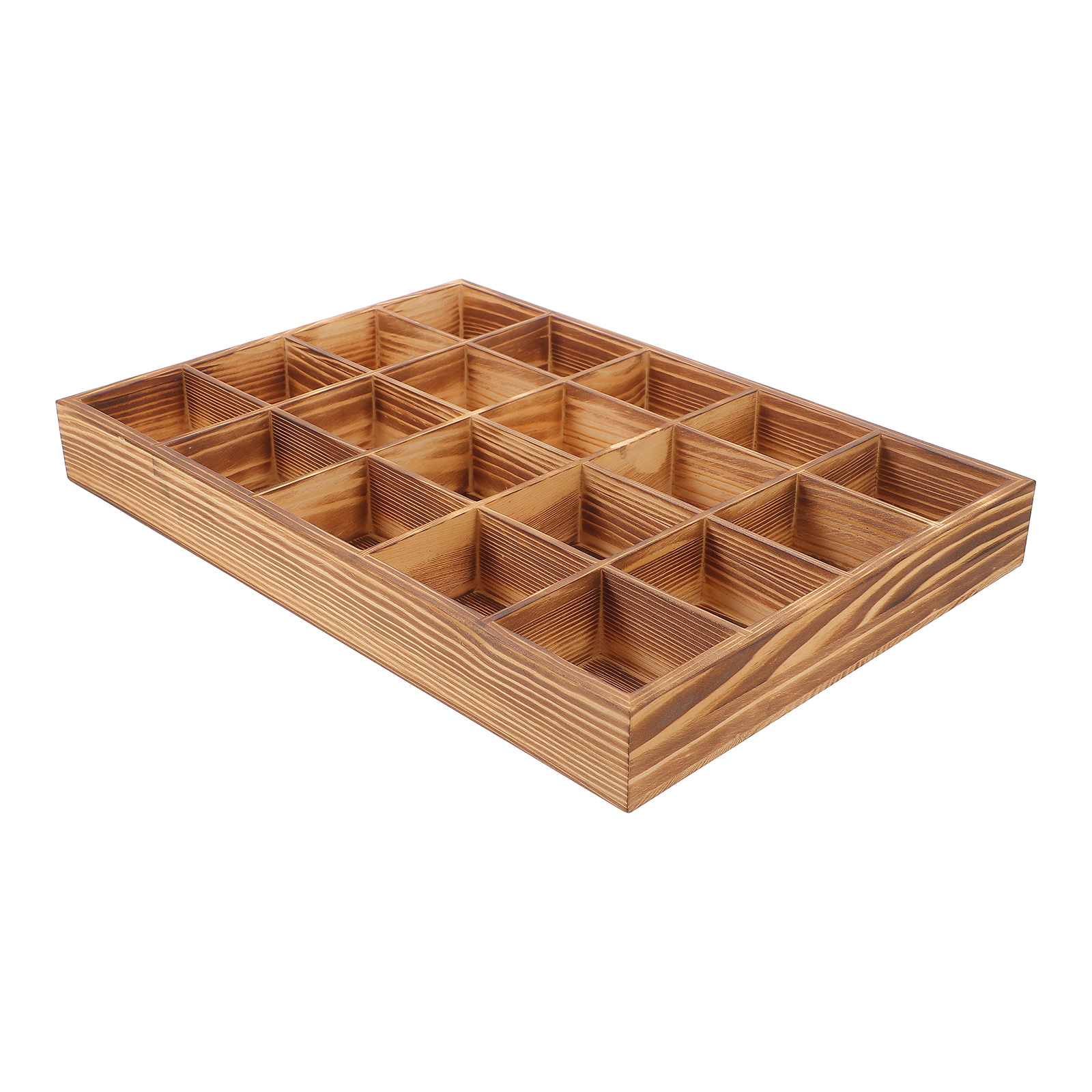 1pc 20-Compartment Wooden Unde - đánh giá và giá Sock Organizer Tray