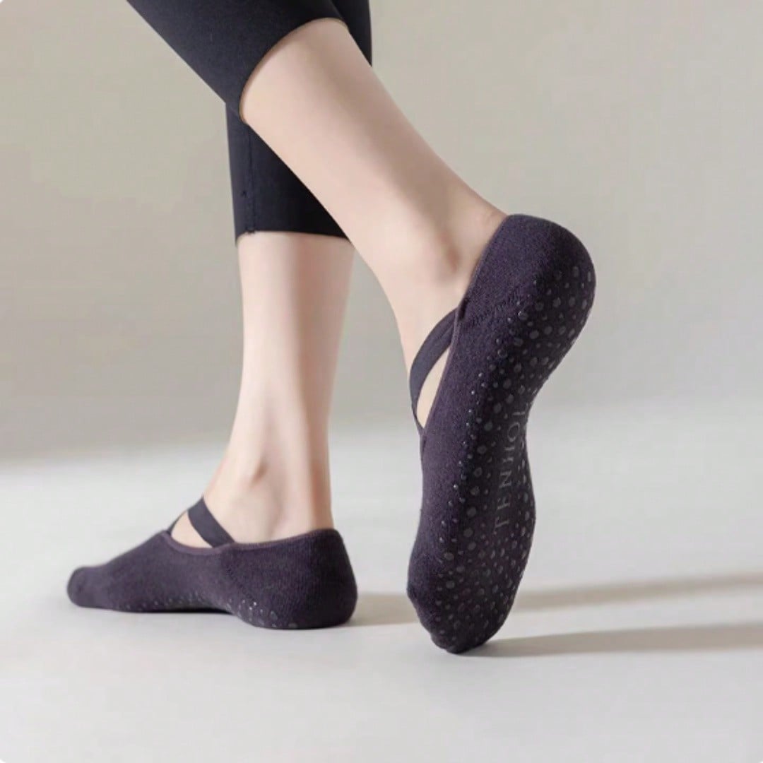 Anti-slip silicone sole yoga s - đánh giá và giá Grip Sock Yoga