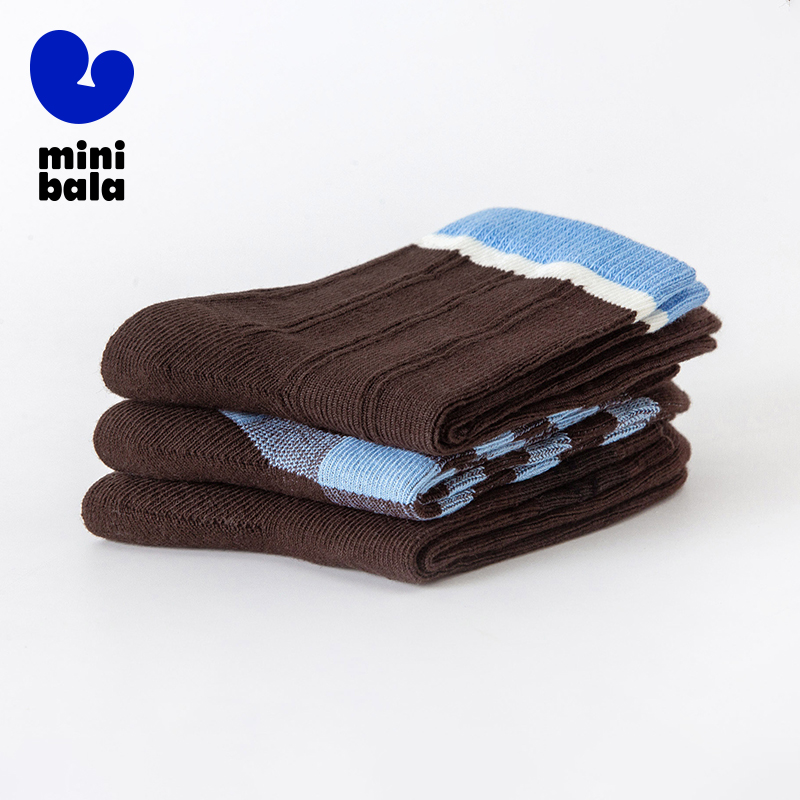 Mini Balabala Kids 3-Pack Sock - đánh giá và giá Cotton Crew Sock Pack