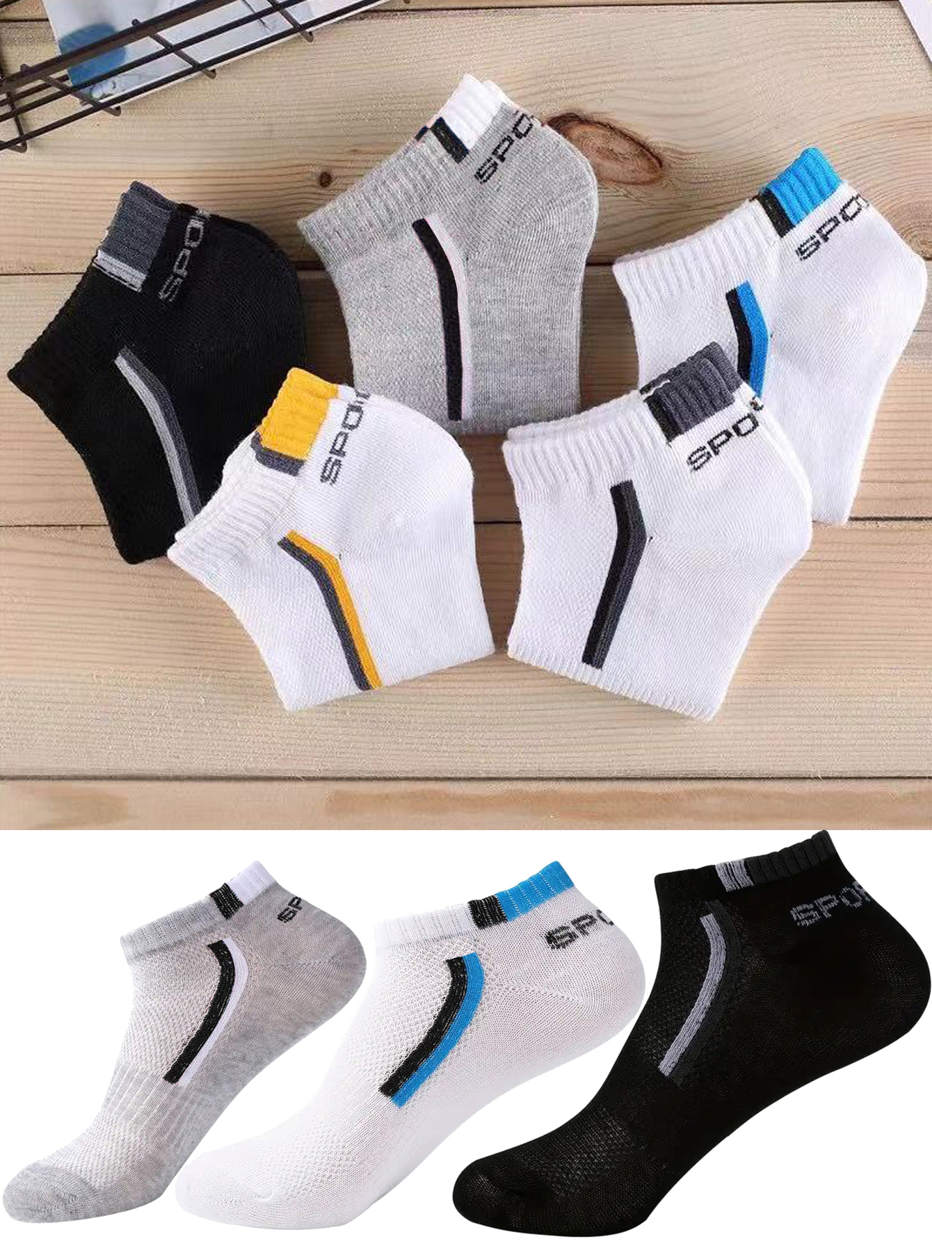 5/40 Pairs Mens Ankle Boat Soc - đánh giá và giá Ankle Sock Low Cut