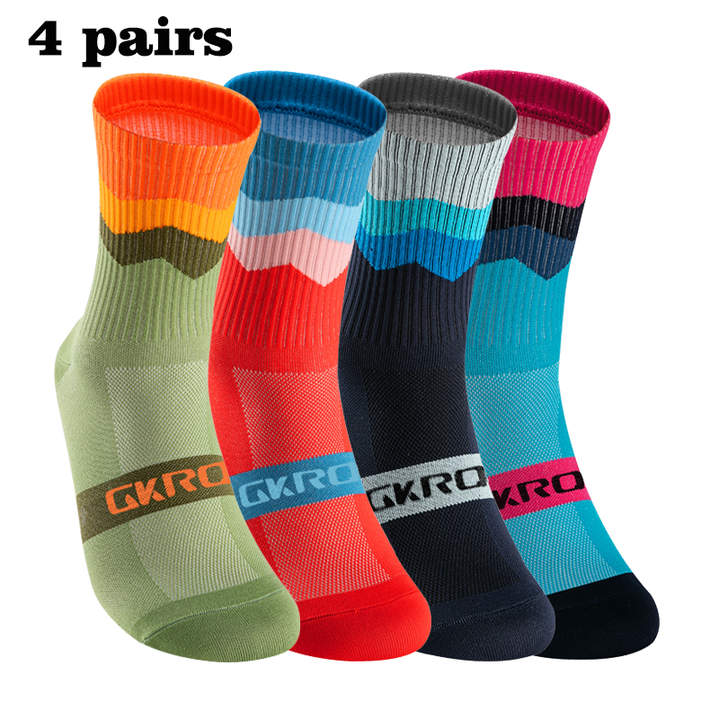 GKRQ 4 Pairs Bike Socks Men Nu - đánh giá và giá Compression Sock Medical
