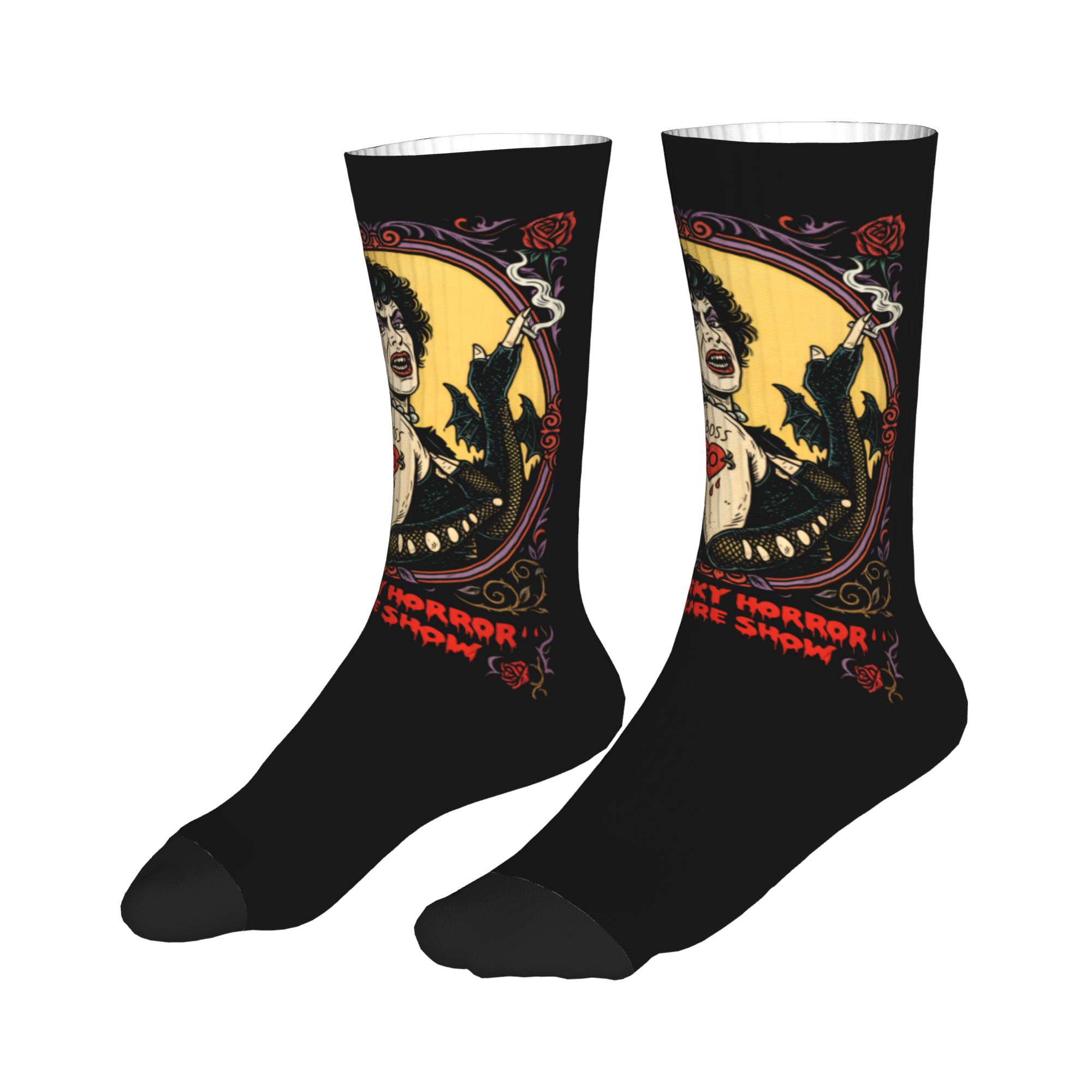 Fun Printed The Rockys Horror  - đánh giá và giá No Show Sock Women