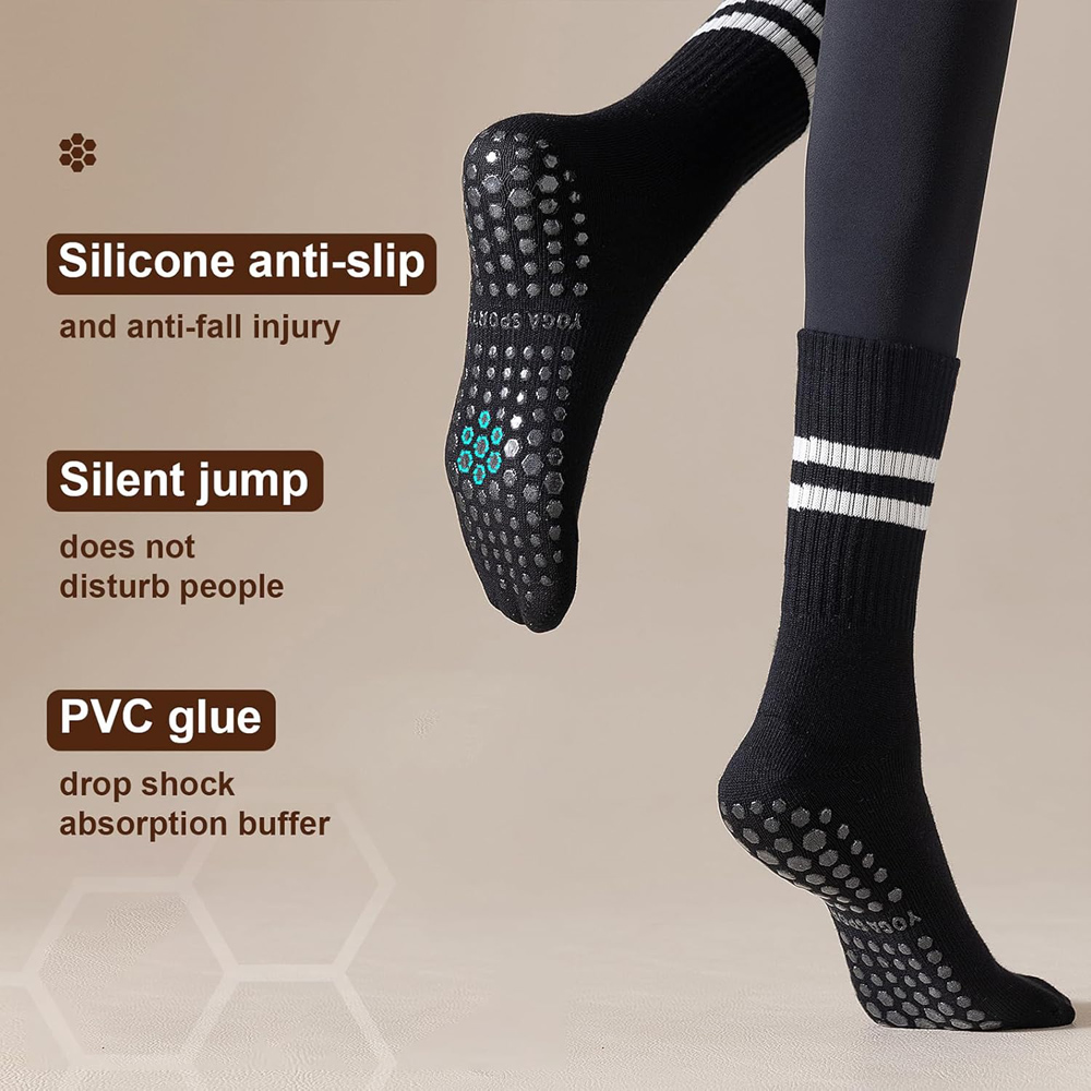 Yoga Pilates Socks with Grips  - đánh giá và giá No Show Sock Women