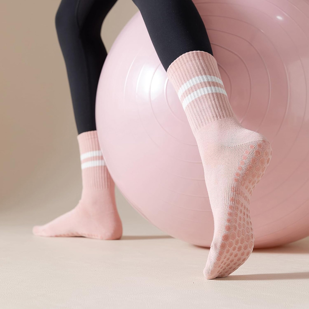 Yoga Pilates Socks with Grips  - đánh giá và giá No Show Sock Women