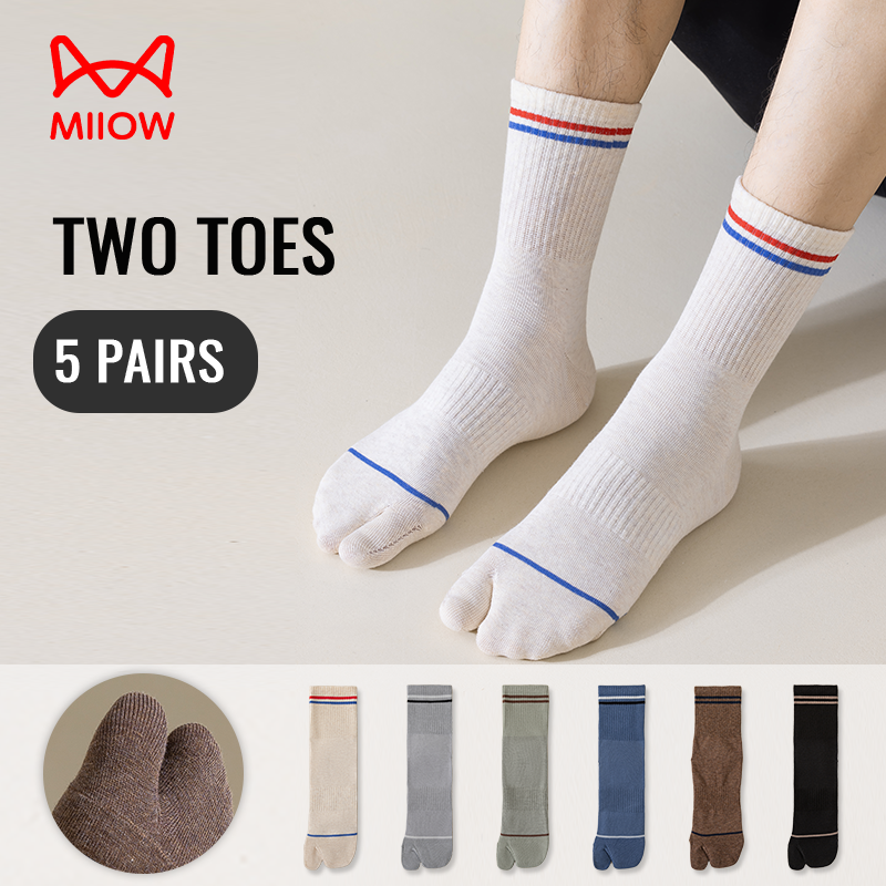 MiiOW Japanese Tabi Socks Spli - đánh giá và giá Toe Sock Split