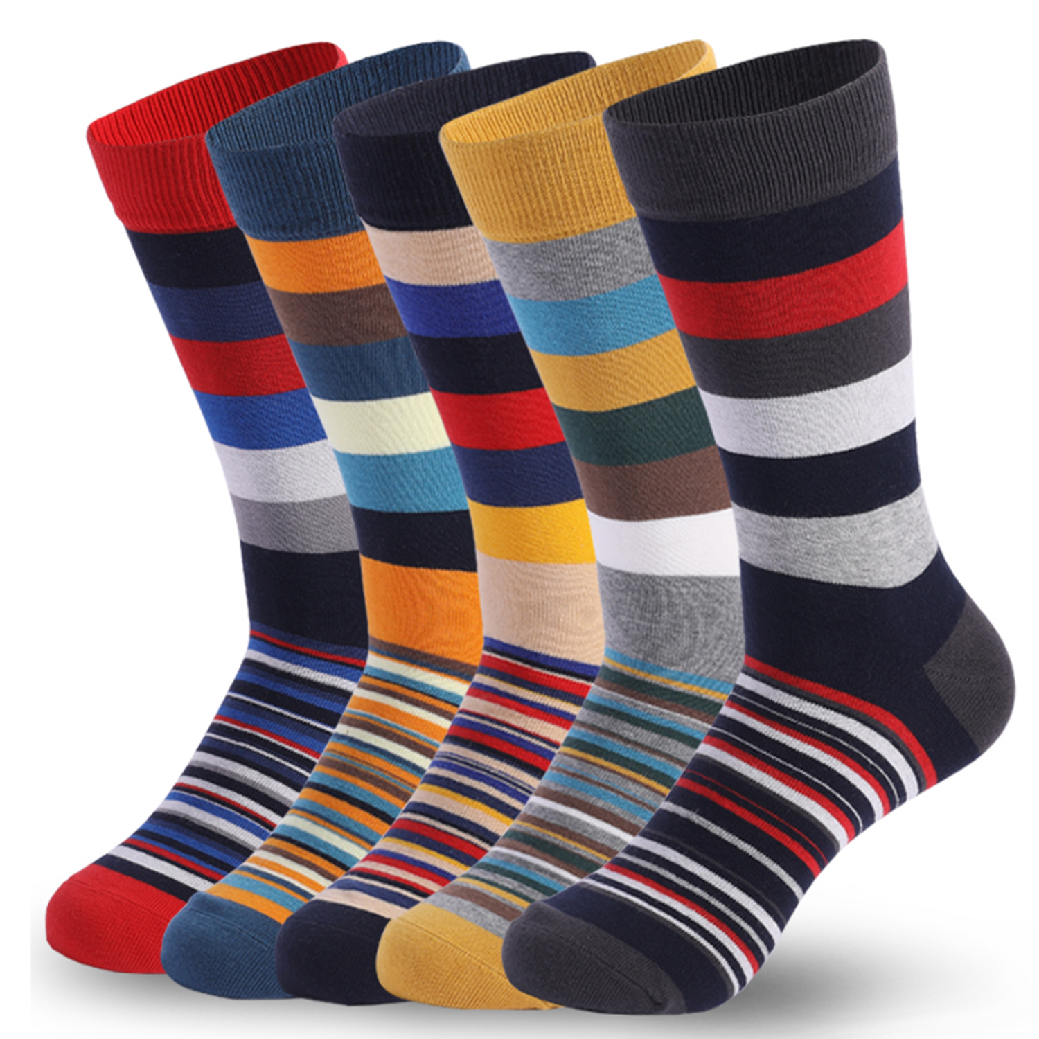 5Pairs Mens Fun Dress Socks, P - đánh giá và giá Cotton Crew Sock Pack