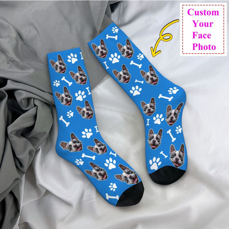 Novelty Men's Custom Dog Dress - đánh giá và giá Dress Sock Men