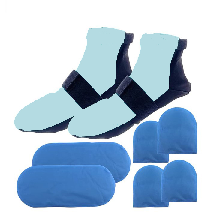 Sky blue burns injury relaxes  - đánh giá và giá Cotton Crew Sock Pack