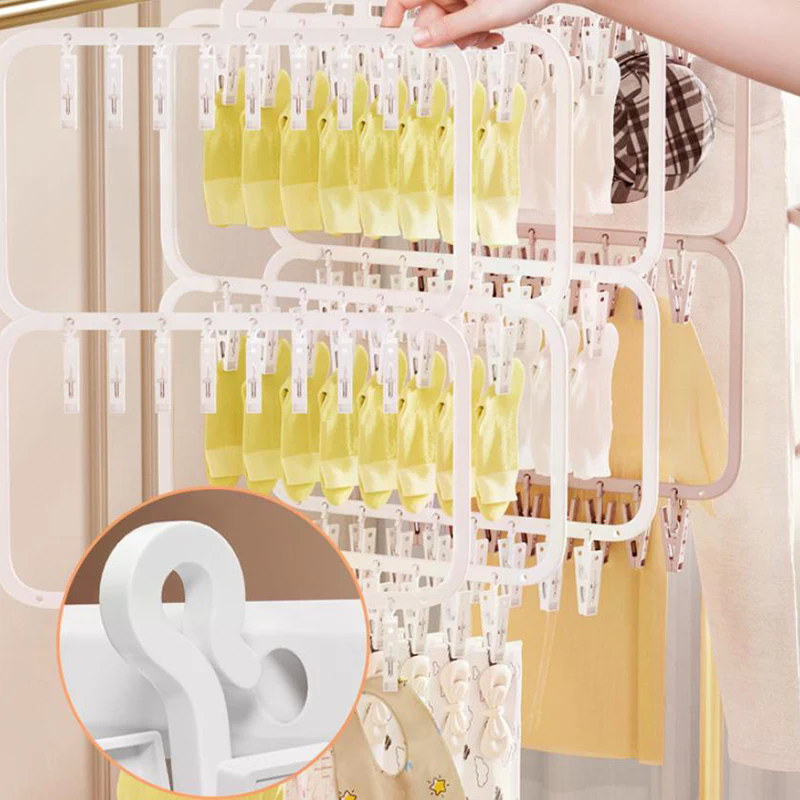 Multi-clip Sock Drying Rack Mu - đánh giá và giá Sock Organizer Tray