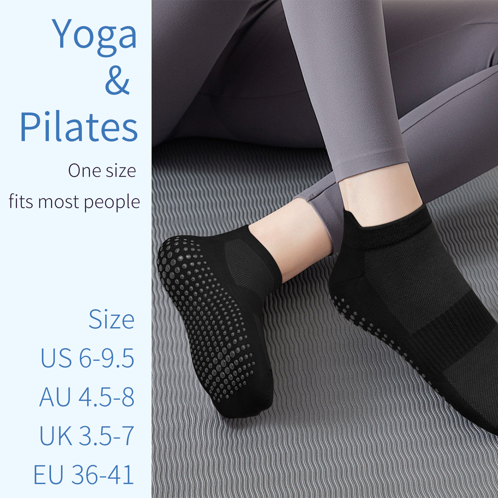 3 Pairs Yoga Socks Women Cotto - đánh giá và giá No Show Sock Women