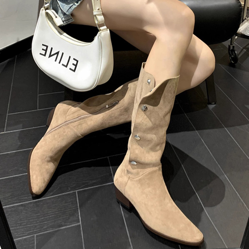 Women's shoes 2025 autumn and  - đánh giá và giá Knee High Sock Women