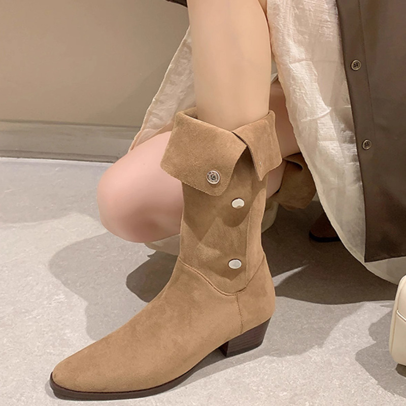 Women's shoes 2025 autumn and  - đánh giá và giá Knee High Sock Women